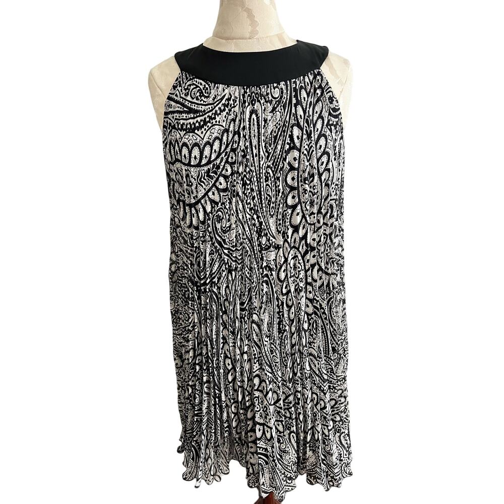 JBS Vintage Pleated Strapless Dress Size 8